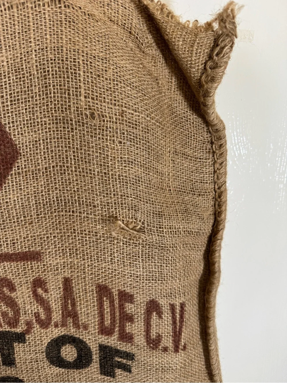 COEX Honduras Jute Bag Burlap Coffee Sack Rustic Brown